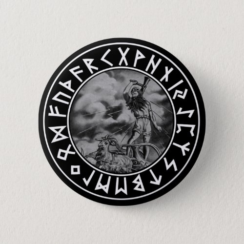 button Thor rune shield on Blk