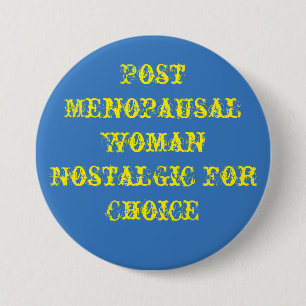 Button to wear to a protest march