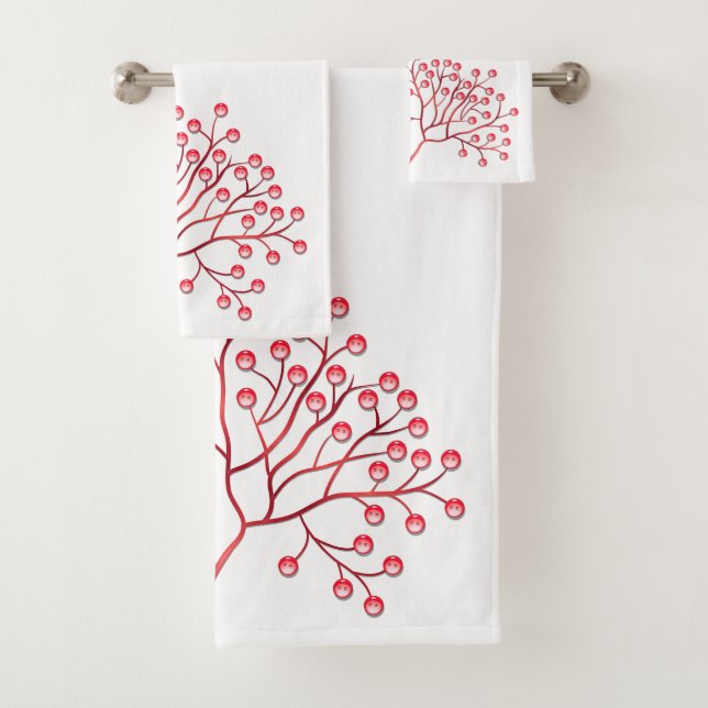 Button Tree Bath Towel Set (Insitu)
