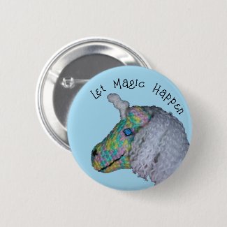Button - Unicorn Magic in Color