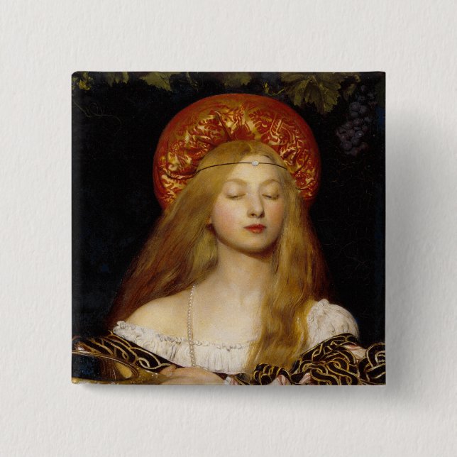 Button: Vanity - by Frank Cadogan Cowper Button (Front)