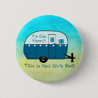 BUTTON | Vintage Camper