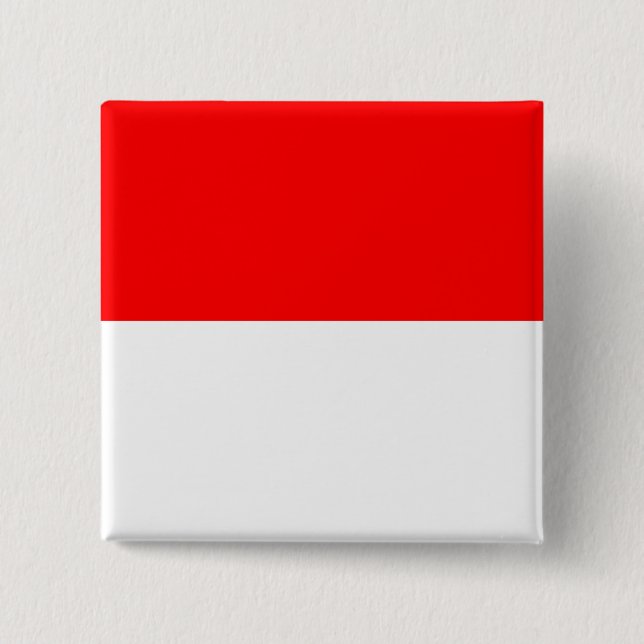 Button with Flag of Indonesia (Front)