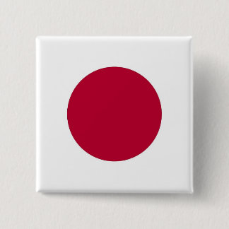 Button with Flag of Japan
