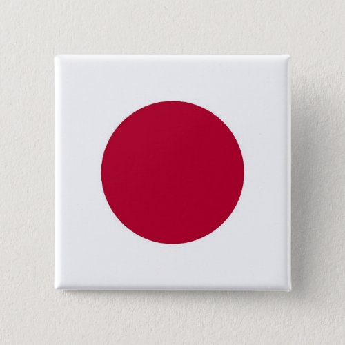 Button with Flag of Japan