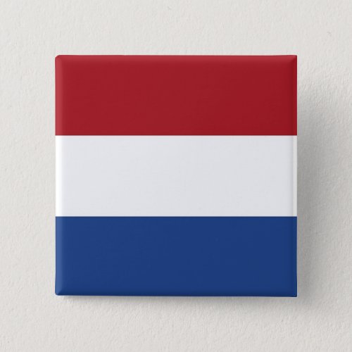 Button with Flag of Netherlands
