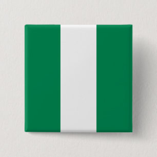 Button with Flag of Nigeria