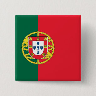 Button with Flag of Portugal