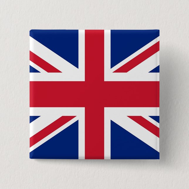 Button with Flag of the United Kingdom (Front)