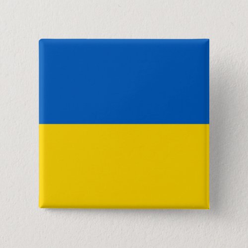 Button with Flag of Ukraine