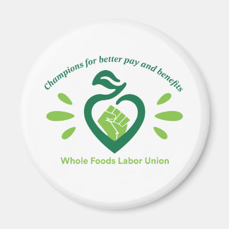 Button with Text Magnet