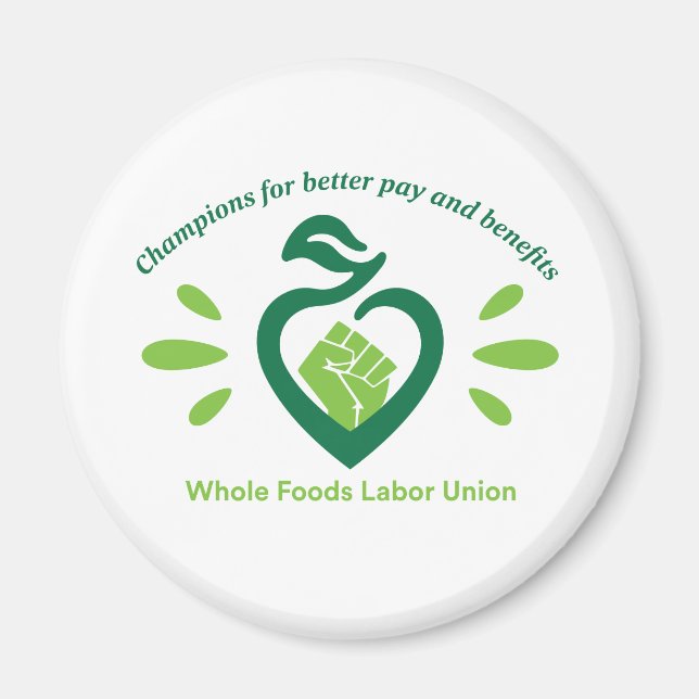 Button with Text Magnet (Front)