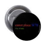 canot place  Buttons