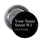 Your Name Street  Buttons