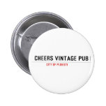 CHEERS VINTAGE PUB  Buttons