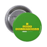 i
 love
 volleyball  Buttons