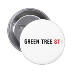 Green Tree  Buttons