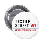 Textile Street  Buttons