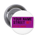 Your Name Street  Buttons