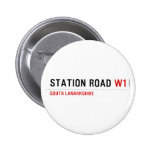 station road  Buttons