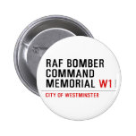raf bomber command memorial  Buttons