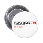 PEOPLE LOVES E  Buttons