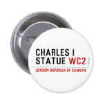 charles i statue  Buttons
