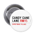 Candy Cane Lane  Buttons