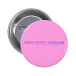 coral cresent  Buttons