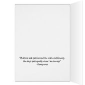 Buttons and Lace Quilt Block Card (Inside (Left))