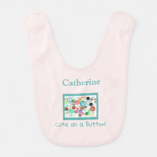 Buttons! Baby Bib