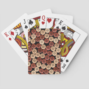Buttons Cool Fun Unique Poker Cards