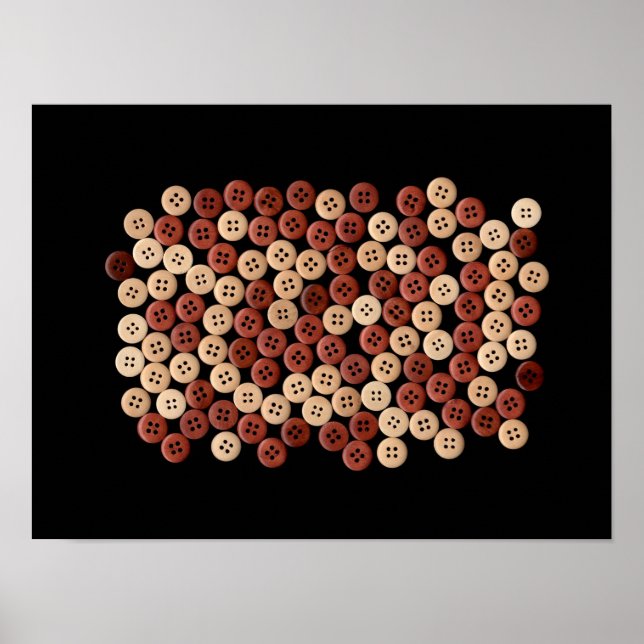 Buttons - Fine Art Photograph Poster (Front)