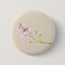 Buttons floral vanilla theme 