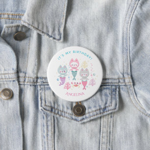 Buttons for a nautical themed birthday party.
