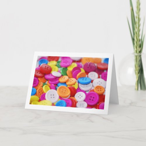 Buttons Greeting Card