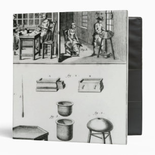 Buttons maker & lace maker 3 ring binder