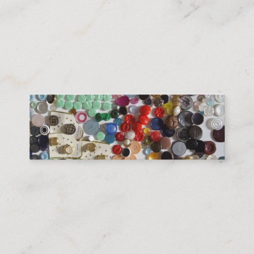 Customizable Buttons Business Cards