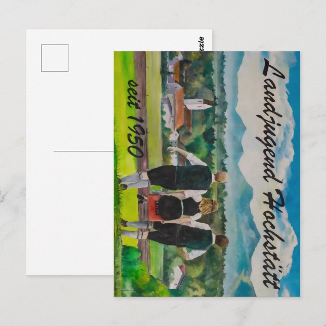 buttons postcard (Front/Back)