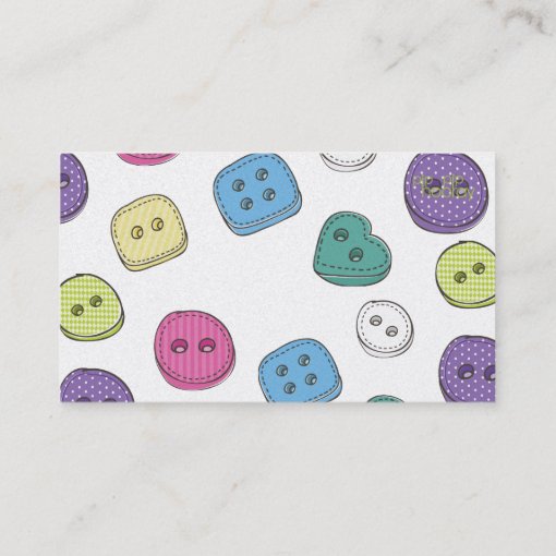 Buttons Sewing Craft Scrapbooking Business Cards Zazzle