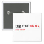 First Street  Buttons (square)
