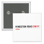 KINGSTON ROAD  Buttons (square)