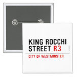 king Rocchi Street  Buttons (square)