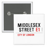 MIDDLESEX  STREET  Buttons (square)