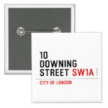 10  downing street  Buttons (square)
