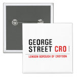 George  Street  Buttons (square)