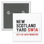 new scotland yard  Buttons (square)