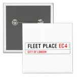 FLEET PLACE  Buttons (square)