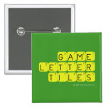 Game Letter Tiles  Buttons (square)