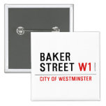 baker street  Buttons (square)